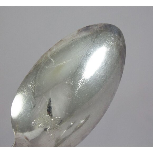 Rogers Bros XS Triple Silverplate Old Colony Serving/Tablespoons Lot of 5 Mono - Picture 13 of 13